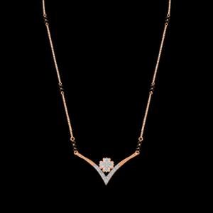 Buy 18 Karat Gold & Diamond Mangalsutra