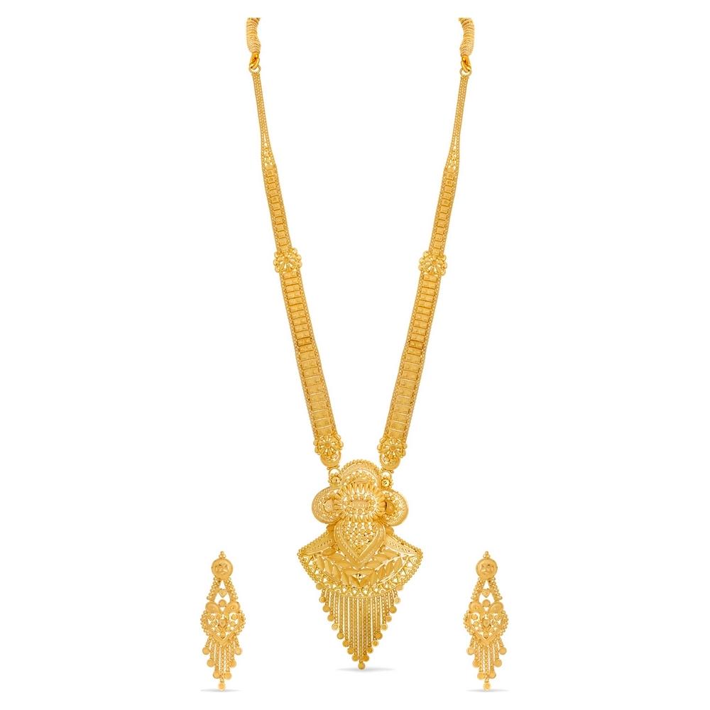 Buy 22KT Gold Necklace Set