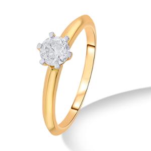 Buy 18 Karat Gold & Diamond Ring