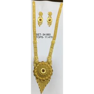 Buy 22 Karat Gold Necklace Set