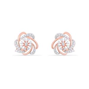 Buy 14 Karat Gold & Diamond Earrings