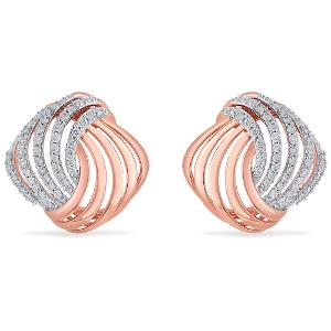Buy 14 Karat Gold & Diamond Earrings