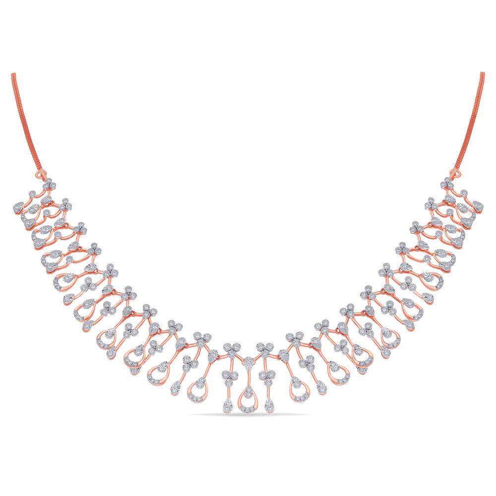 Buy 14 Karat Gold & Diamond Necklace