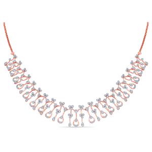 Buy 14 Karat Gold & Diamond Necklace