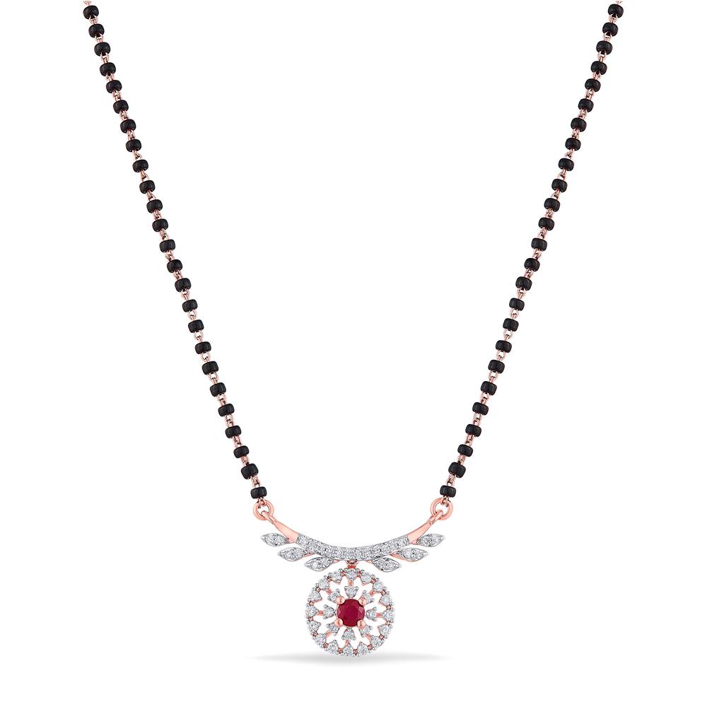 Buy 18 Karat Gold & Diamond Mangalsutra
