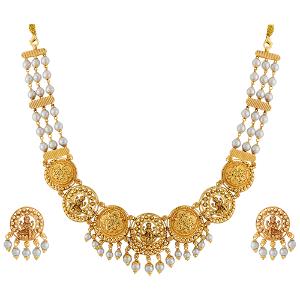 Buy 22 Karat Gold Necklace Set