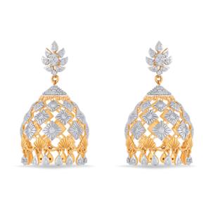Buy 14 Karat Gold & Diamond Earrings