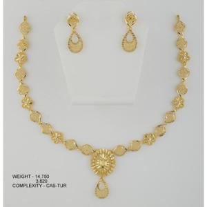 Buy 22 Karat Gold Necklace Set