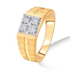 Buy 14 Karat Gold & Diamond Ring