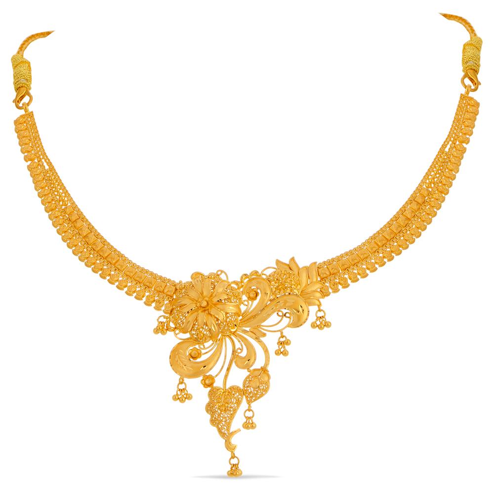 Buy 22 Karat Gold Necklace Set