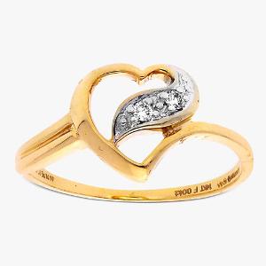 Buy 14 Karat Gold & Diamond Ring