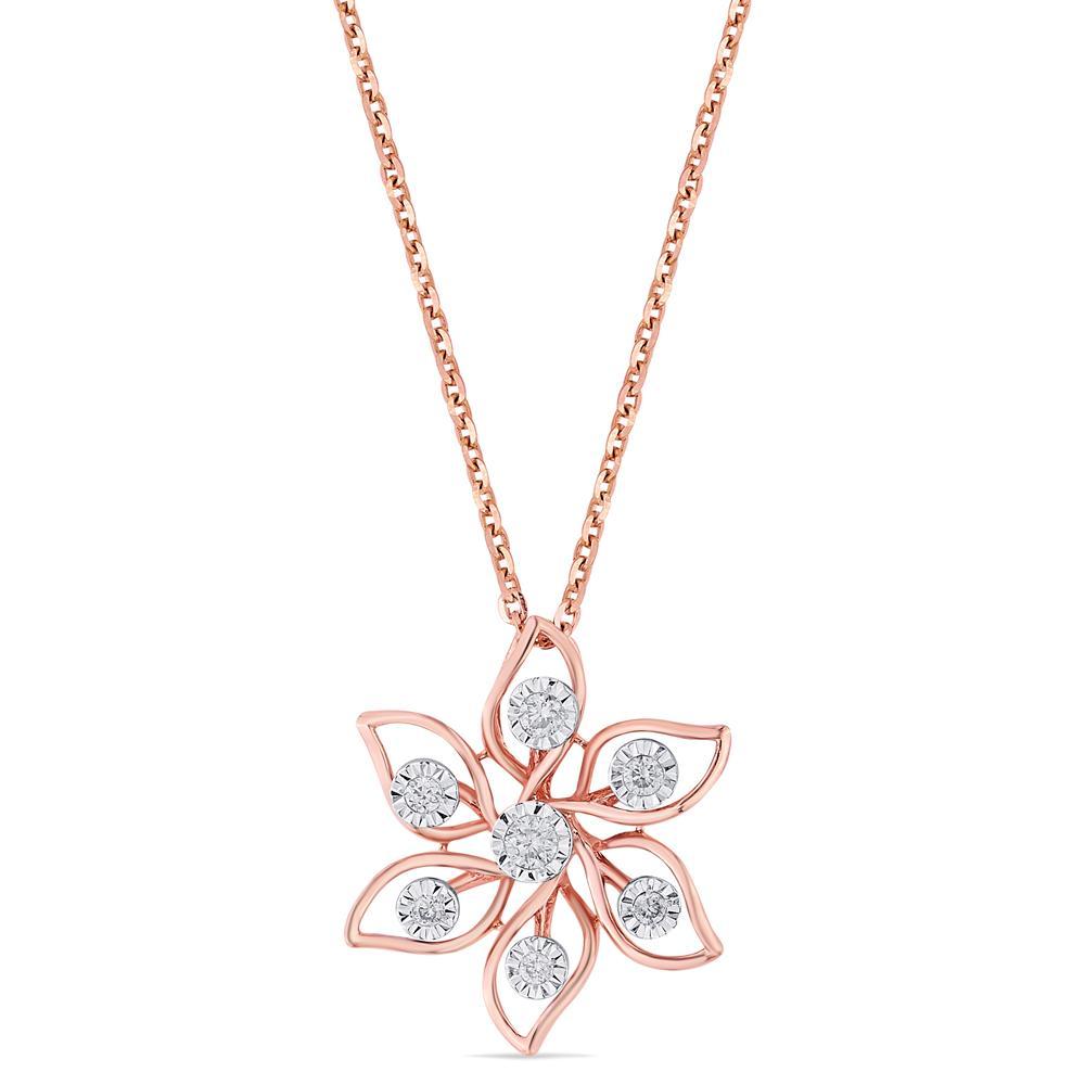 Buy Starburst flower diamond pendant