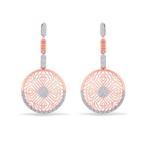Buy 18 Karat Gold & Diamond Earrings