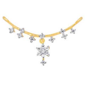 Buy 14 Karat Gold & Diamond Mangalsutra Pendant