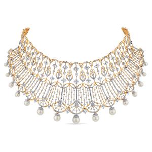 Buy 14 Karat Gold & Diamond Necklace