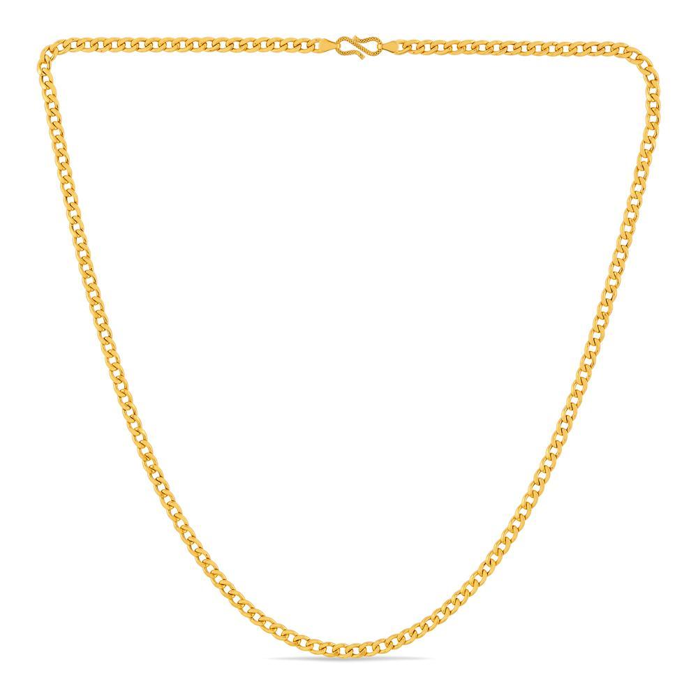 Buy Faceted Curb Gold Chain