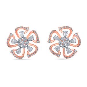Buy 14 Karat Gold & Diamond Earrings