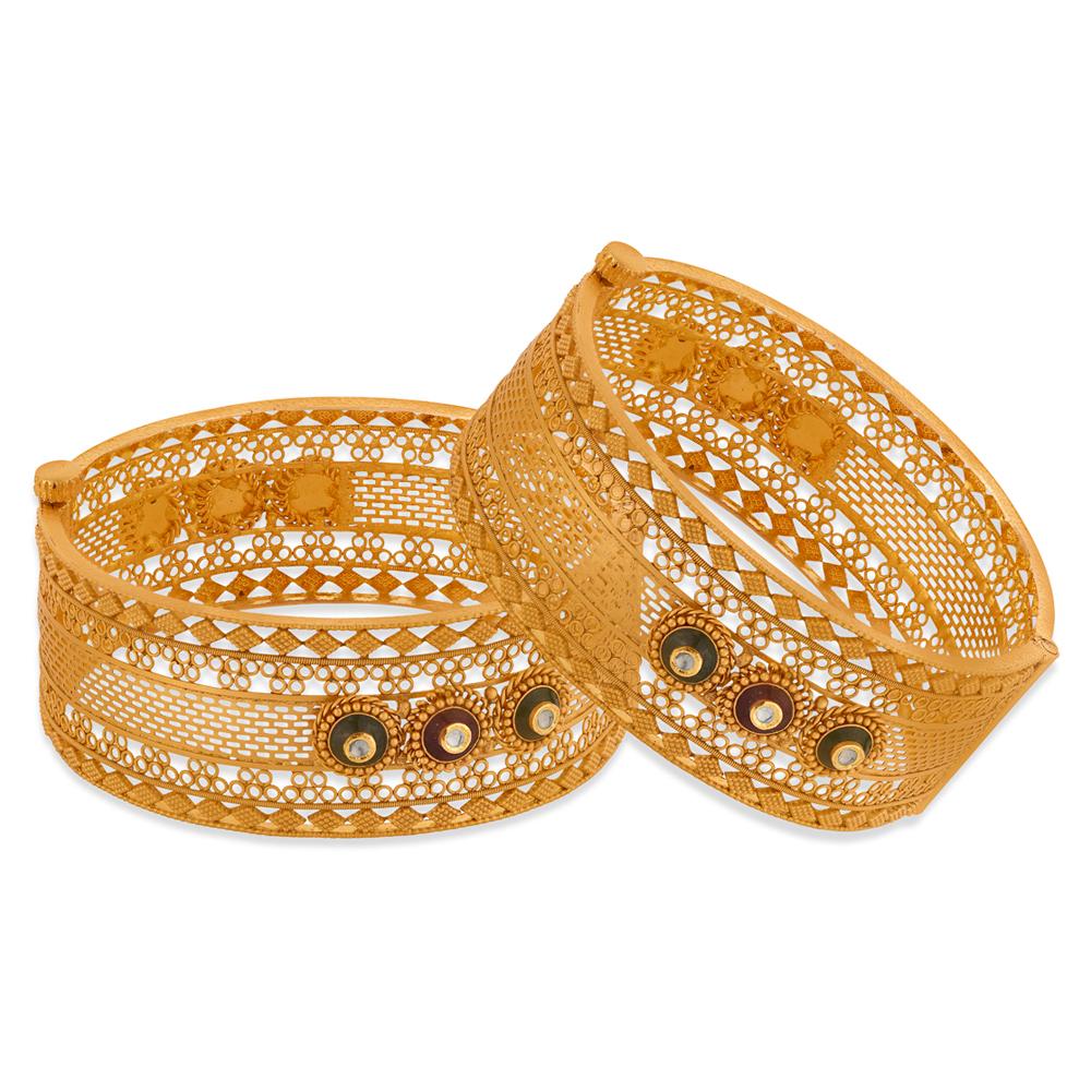 22 Karat Gold Bangles | Gold - Reliance Jewels