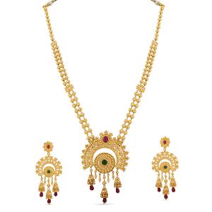 Buy 22 Karat Gold Necklace Set