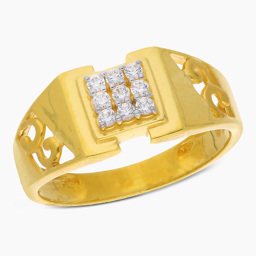 Buy 22 Kt Gold & Cubic Zircon Ring