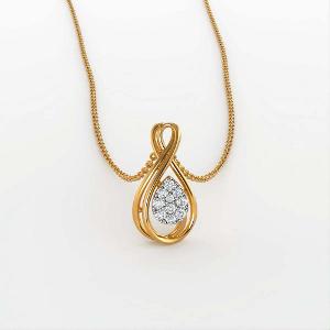 Buy 14 Karat Gold & Diamond Pendant