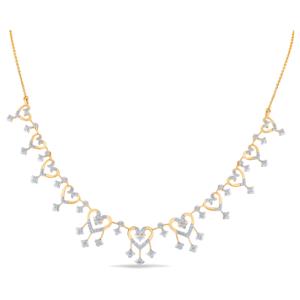 Buy 18 Karat Gold & Diamond Necklace