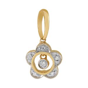 Buy 14 Karat Gold & Diamond Pendant