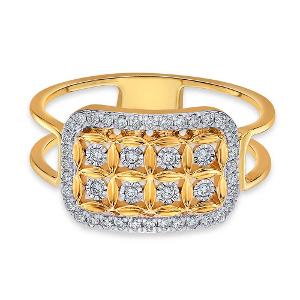Buy 14 Karat Gold & Diamond Ring