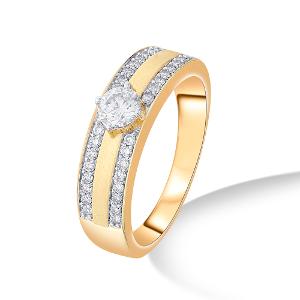 Buy 14 Karat Gold & Diamond Ring