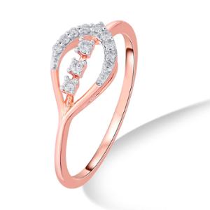 Buy Twinkling Crescent Diamond Ring