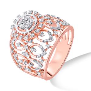 Buy 14 Karat Gold & Diamond Ring