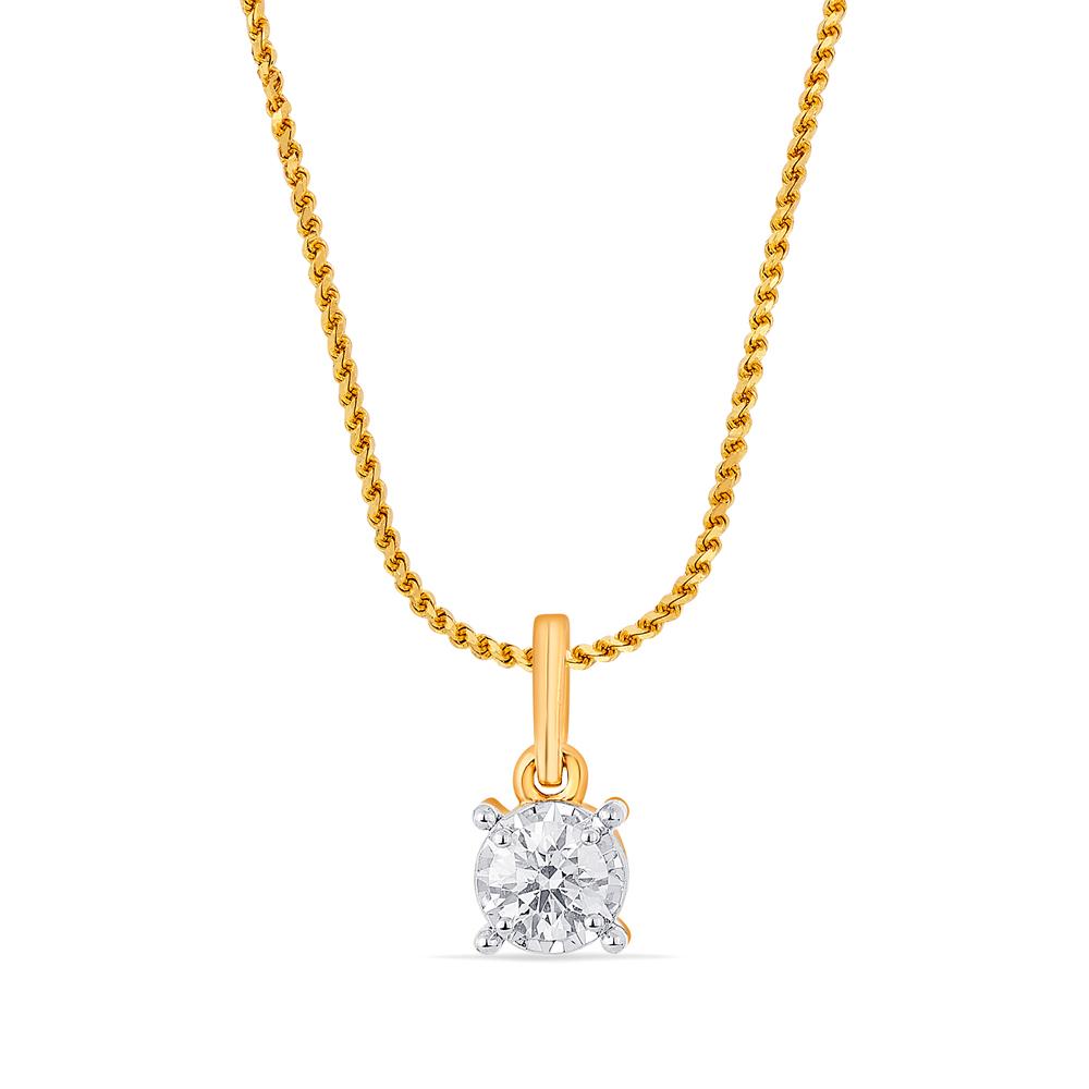 Buy 18 Karat Gold & Diamond Pendant