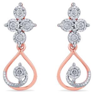 Buy 14 Karat Gold & Diamond Earrings