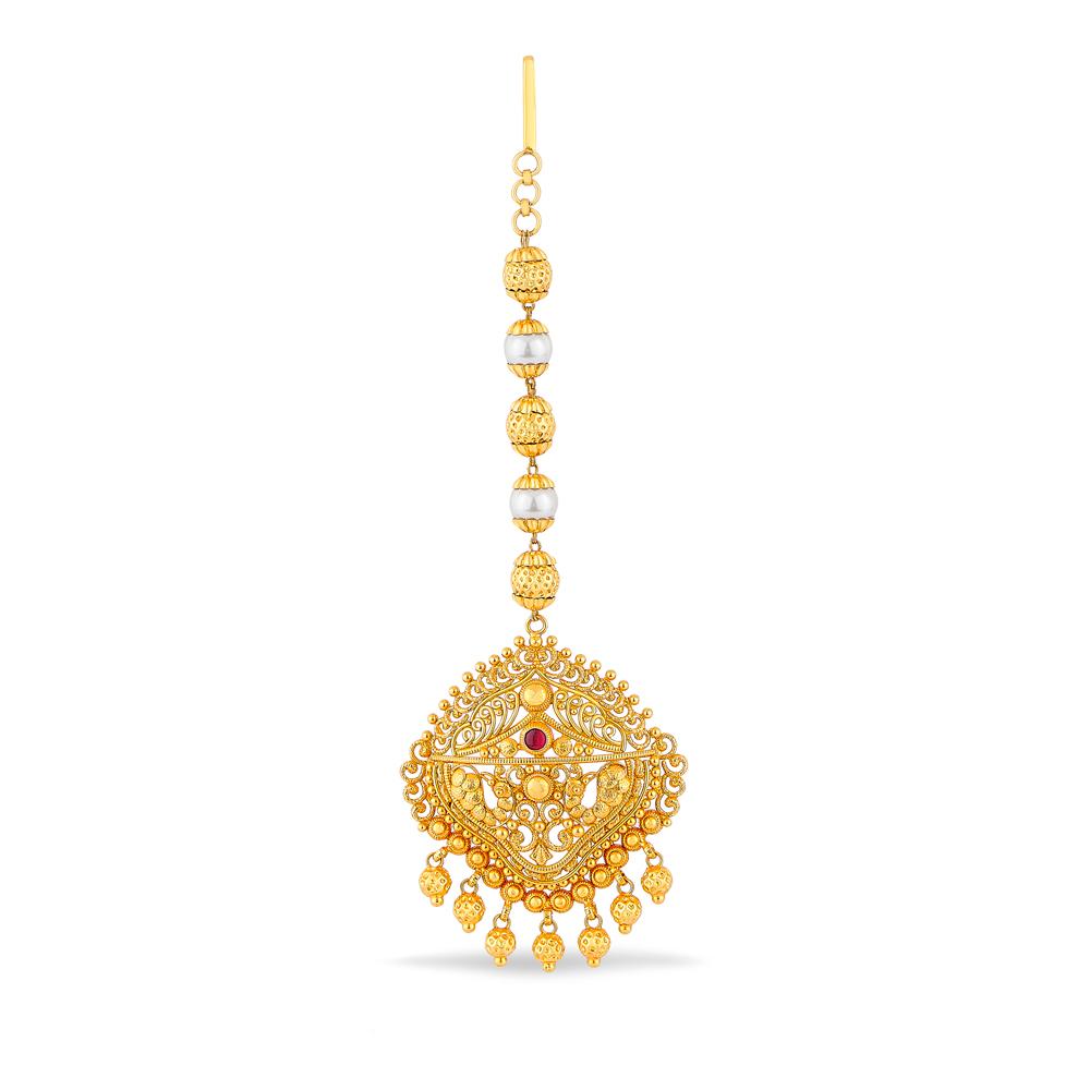 Buy 22 Karat Gold Mang Tikka