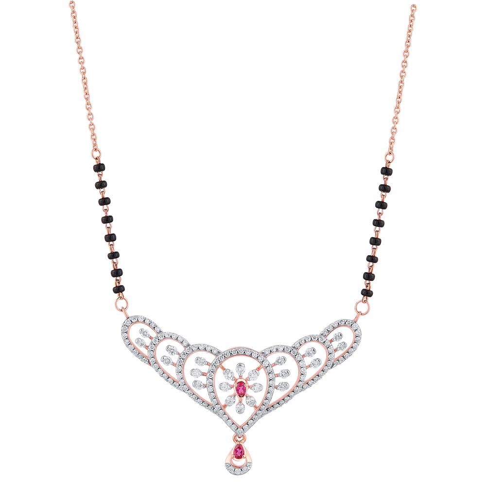 Buy 18 Karat Gold & Diamond Mangalsutra