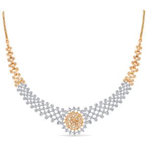 Buy 18 Karat Gold & Diamond Necklace