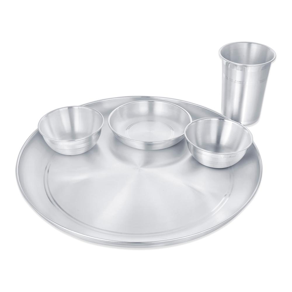 Buy 925 Purity Silver Thali Set