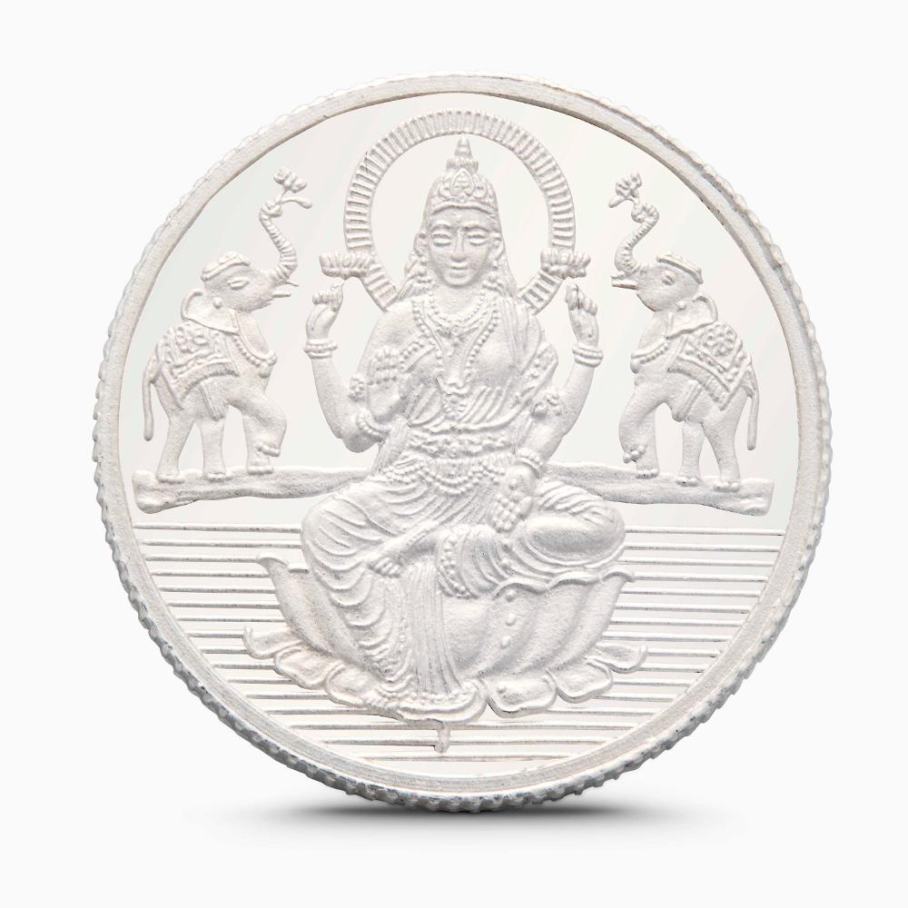 Buy 10 Gram Goddess Laxmi Silver Coin