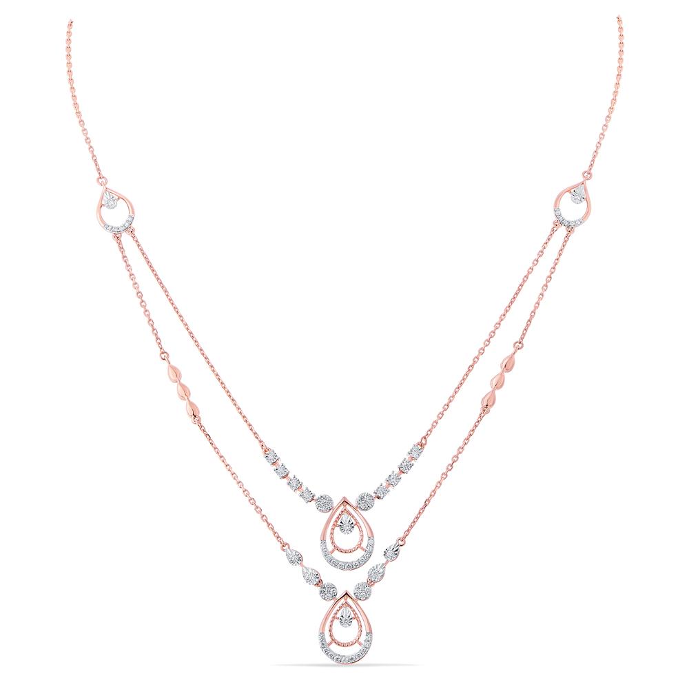 Buy 14 Karat Gold & Diamond Necklace