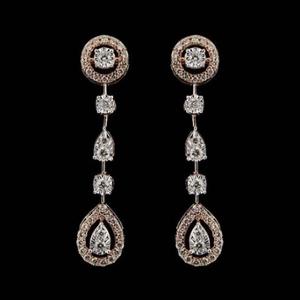 Buy 18 Karat Gold & Diamond Earrings