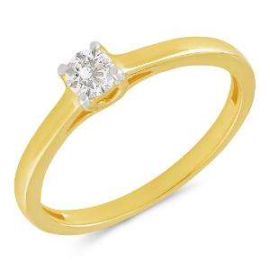 Buy 18 Karat Gold & Diamond Ring