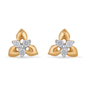 Buy 14 Karat Gold & Diamond Earrings