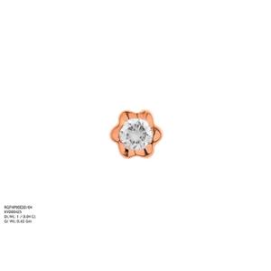Buy 22 Karat Gold & Diamond Nose Pin