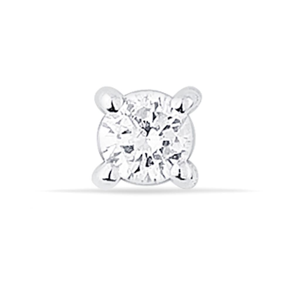 Buy 14 Karat Gold & Diamond Nose Pin