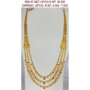 Buy 22 Karat Gold Necklace Set