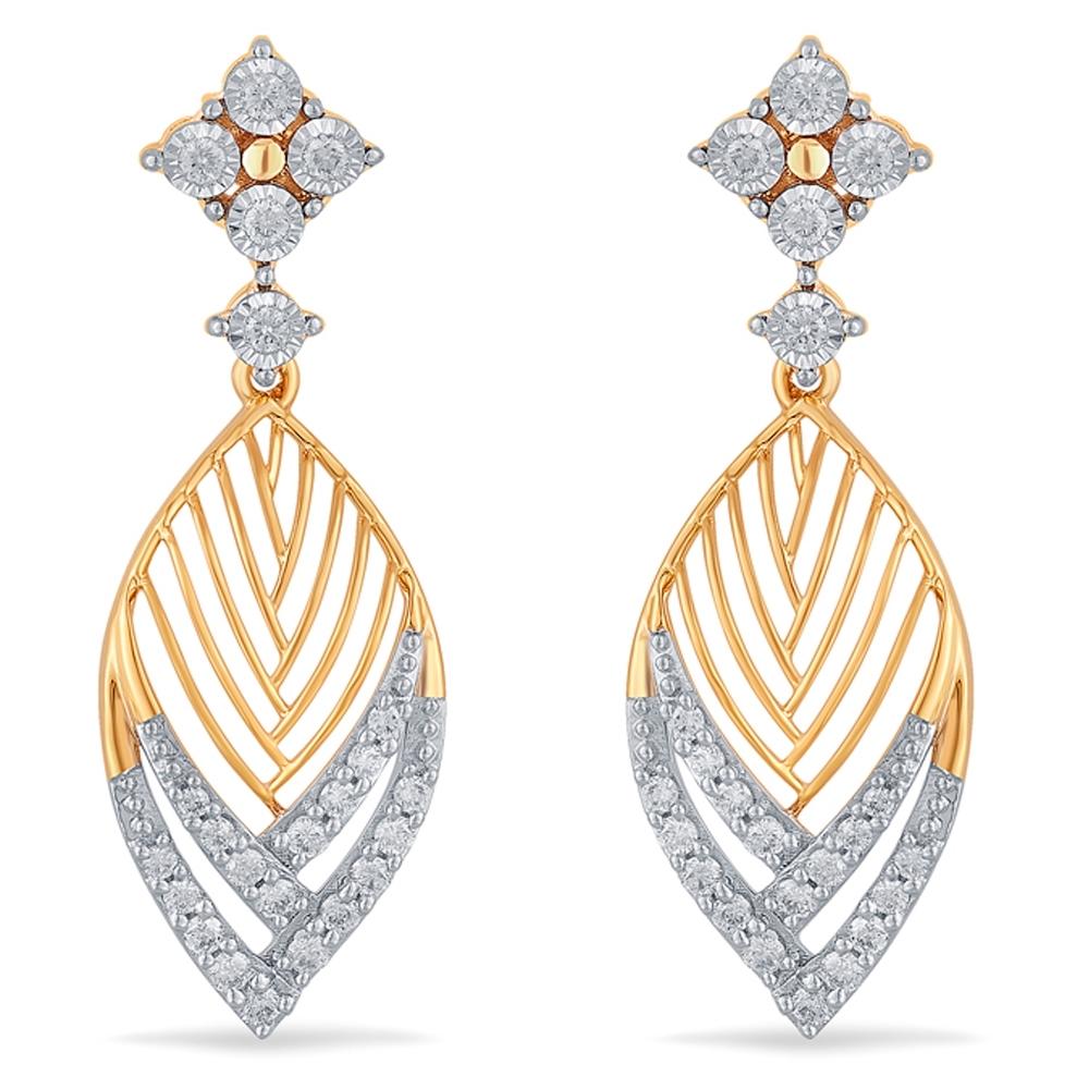 Buy 14KT Gold & Diamond Earrings