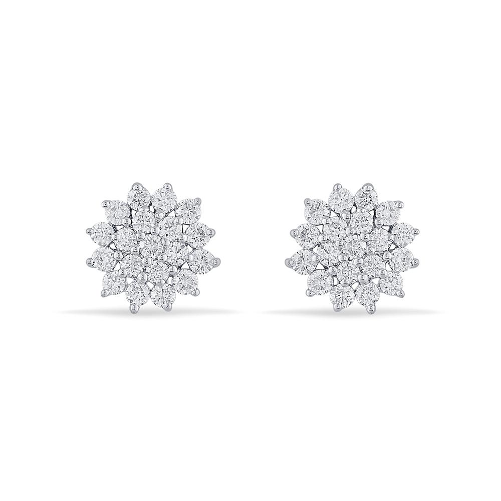 Buy 18 Karat Gold & Diamond Earrings