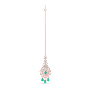 Buy 18 Karat Gold & Diamond Mang Tikka