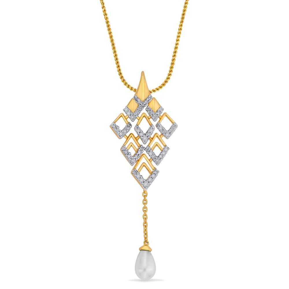 Buy 14 Karat Gold & Diamond Pendant