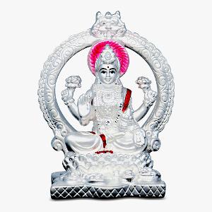 Buy 99.9% Pure Silver Goddess Laxmi Idol